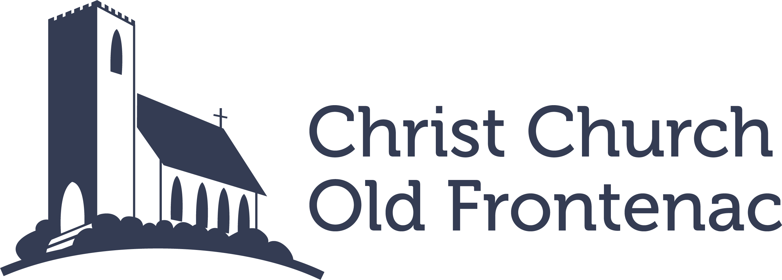 Christ Church Old Frontenac MN logo with graphic of the church exterior